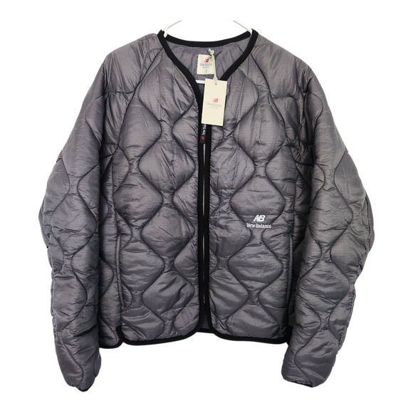 New Balance Made In USA Quilted Jacket S Magnet Fall Athlesure Street wear Cozy - Picture 1 of 8